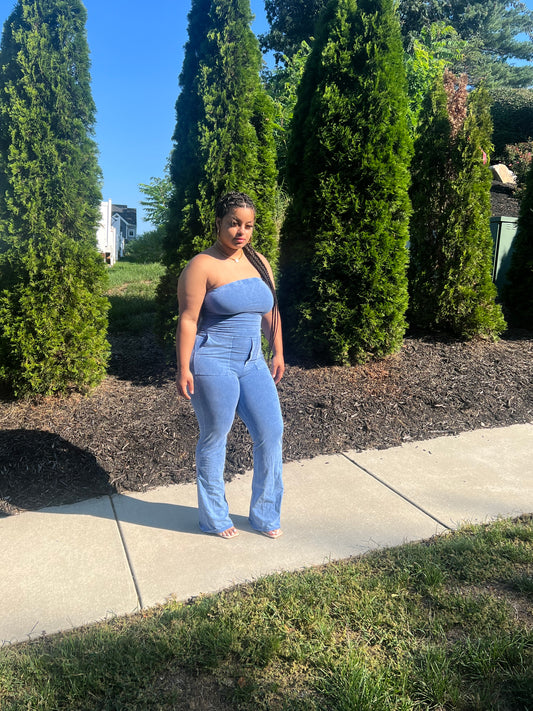 Her Time Jumpsuit (Blue)